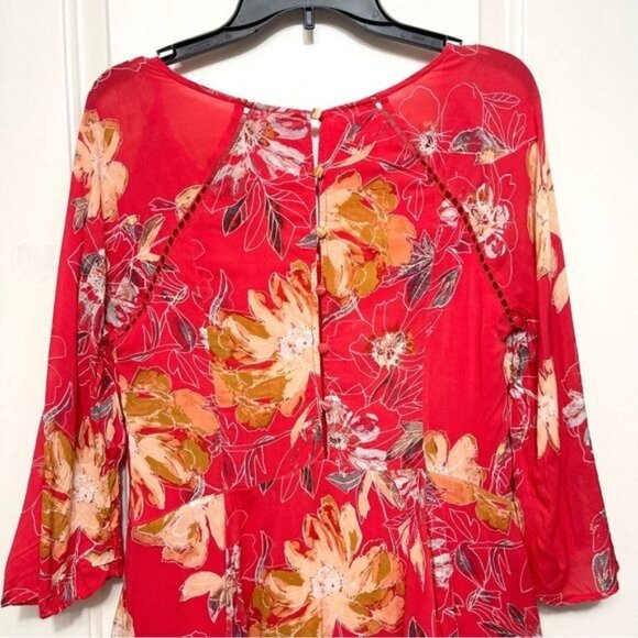 Free People Women's Eyes On You Floral Print Trapeze Dress Size 4 - Picture 11 of 13